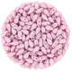 Czech DropDuo beads 3x6mm Chalk white lila luster 03000/14494